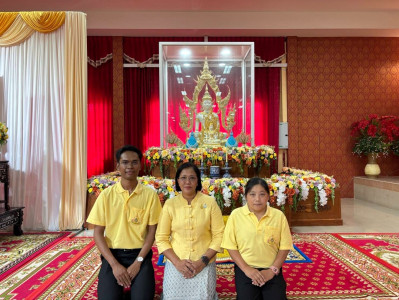 พิธีเจริญพระพุทธมนต์เฉลิมพระเกียรติถวายพระพรชัยมงคลแด่ ... พารามิเตอร์รูปภาพ 1